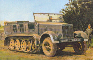 Sd.Kfz.7 8t Half-Track Initial Production
