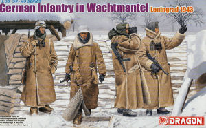 German Infantry in Wachtmantel - Leningrad 1943