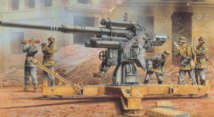 88mm Flak 37 mit Behelfslafetter 6 w/Flak Artillery Crew