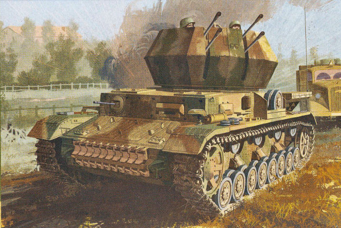 Flakpanzer IV Ausf.G 'Wirbelwind' Early Production w/Zimmert