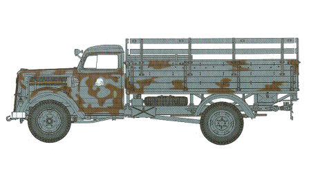 German 3t 4x2 Truck