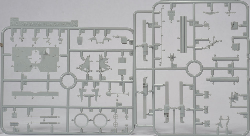 DML 6675 1/35 British 25-Pdr. Field Gun Mk.II w/Limber Parts Image 04