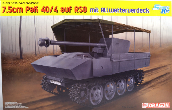 7.5cm Pak 40/4 auf RSO mit Allwetterverdeck
