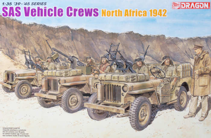SAS Vehicle Crews North Africa 1942