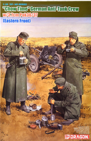 ‘Chow Time’ German Anti-Tank Crew w/3.7cm Pak 36/37