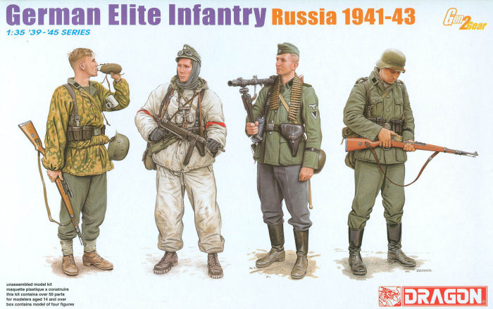 German Elite Infantry Russia 1941-43