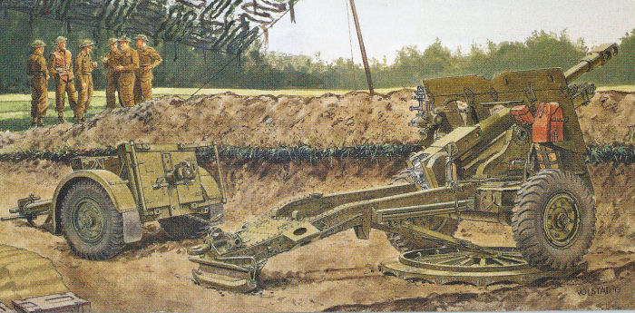 British 25-pdr Field Gun Mk. II w/Limber