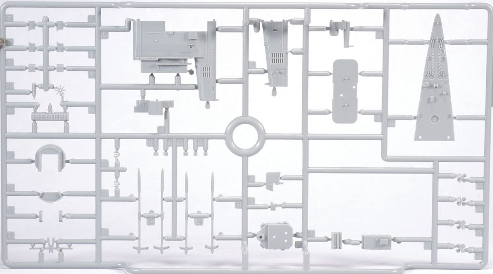 DML 7121 1/700 USS Chicago CG 11 Parts Image 03