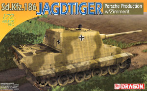 Sd.Kfz.186 Jagdtiger Porsche Production with Zimmerit