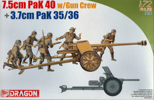 7.5 cm PaK 40 w/Gun Crew + 3.7 cm PaK 35/36