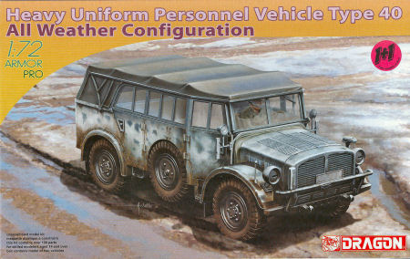 Heavy Uniform Personnel Vehicle Type 40 All Weather Configuration