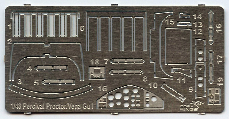 Dora Wings 48006 1/48 Percival Proctor Mk.III Parts Image 07