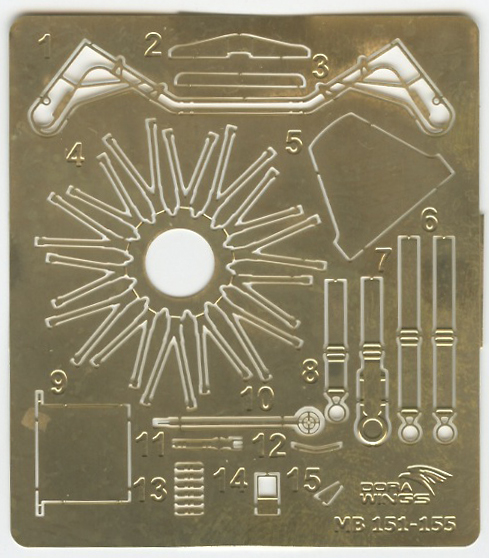 Dora Wings 48021 1/48 Marcel Bloch MB.155C.1 Parts Image 09