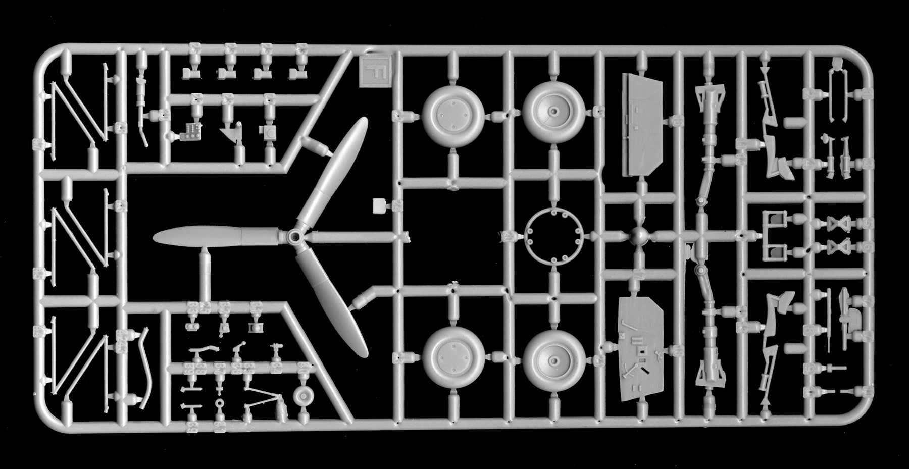 Dora Wings 48029 1/48 Republic P-43 Lancer Parts Image 06