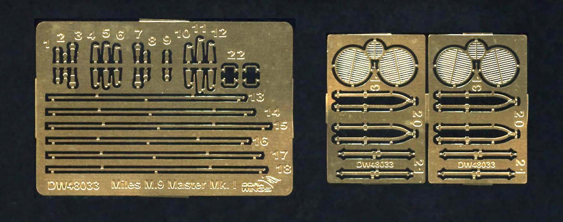 Dora Wings 48033 1/48 Miles M.9 Master Mk.I Parts Image 06