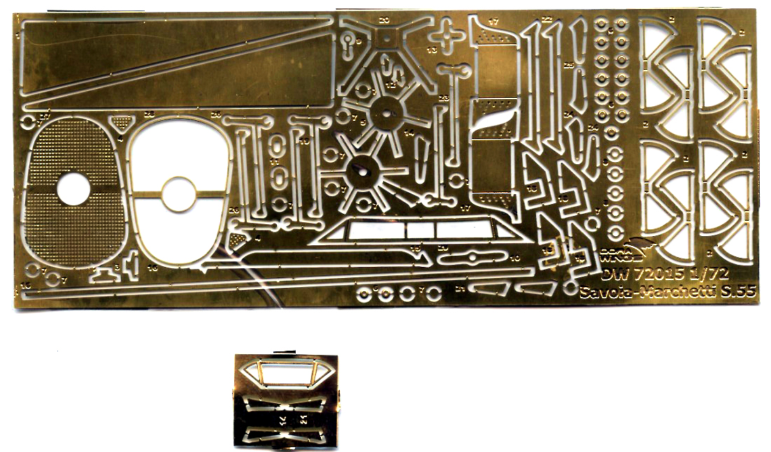 Dora Wings 72020 1/72 Savoia-Marchetti S.55 'Torpedo Bomber' Parts Image 10