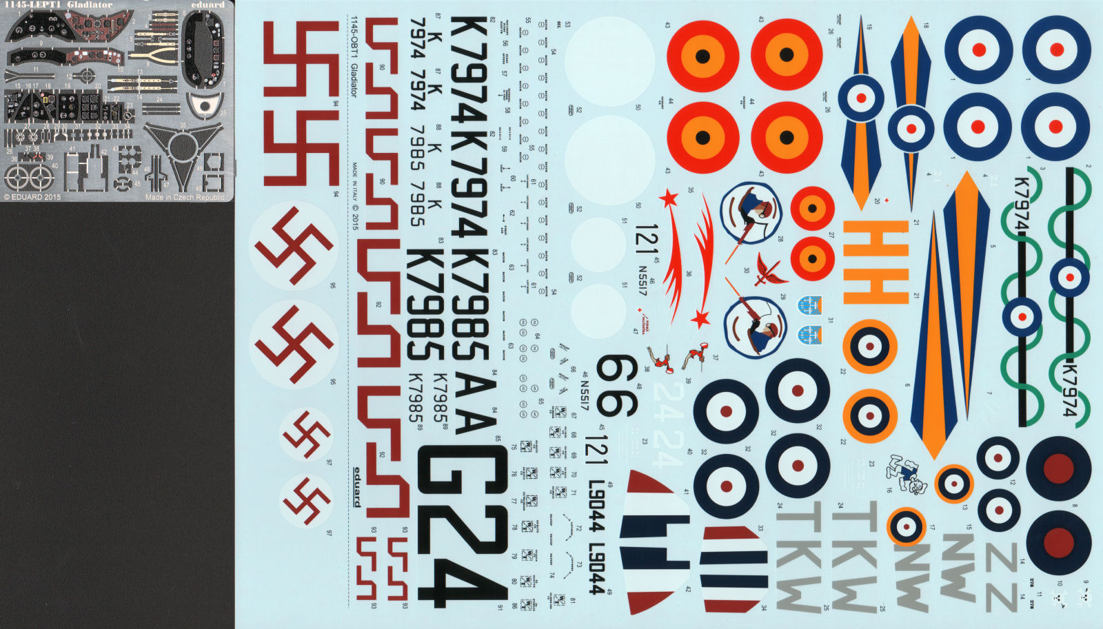 Eduard 1145 1/48 Gladiator First Look Image 03