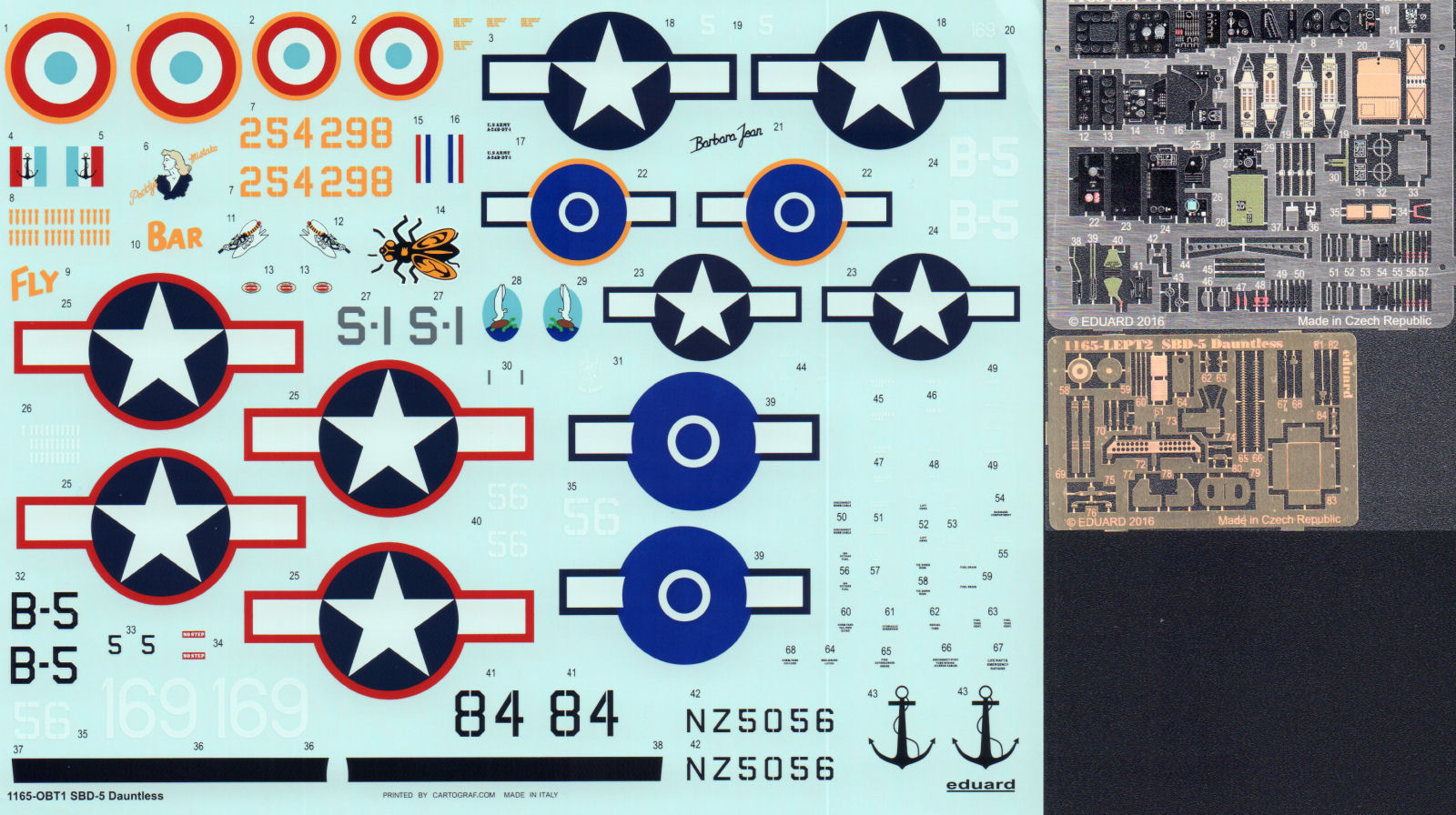 Eduard 1165 1/48 SBD-5 Dauntless Kit First Look Image 05