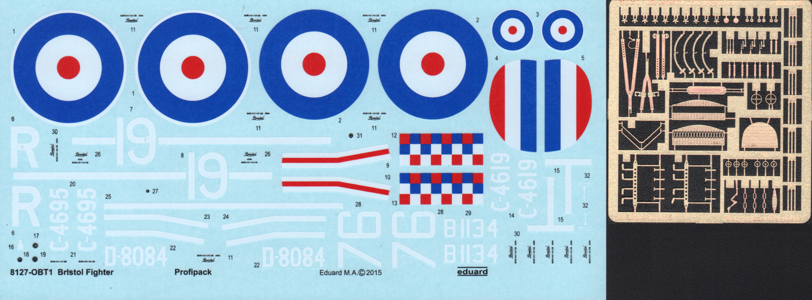 Eduard 8127 1/48 Bristol F.2b Fighter First Look Image 04