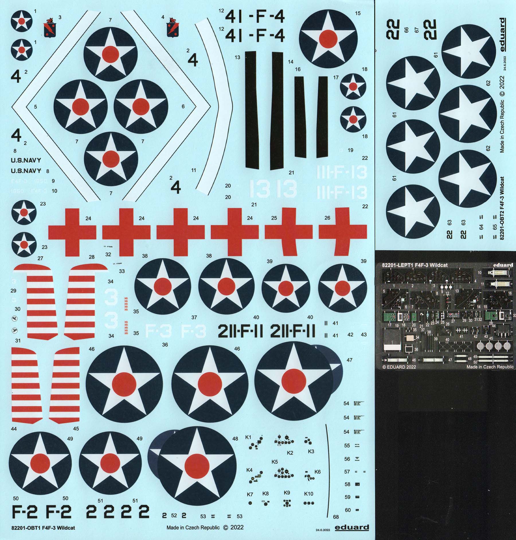 Eduard 82201 1/48 F4F-3 Wildcat Kit First Look Image 04