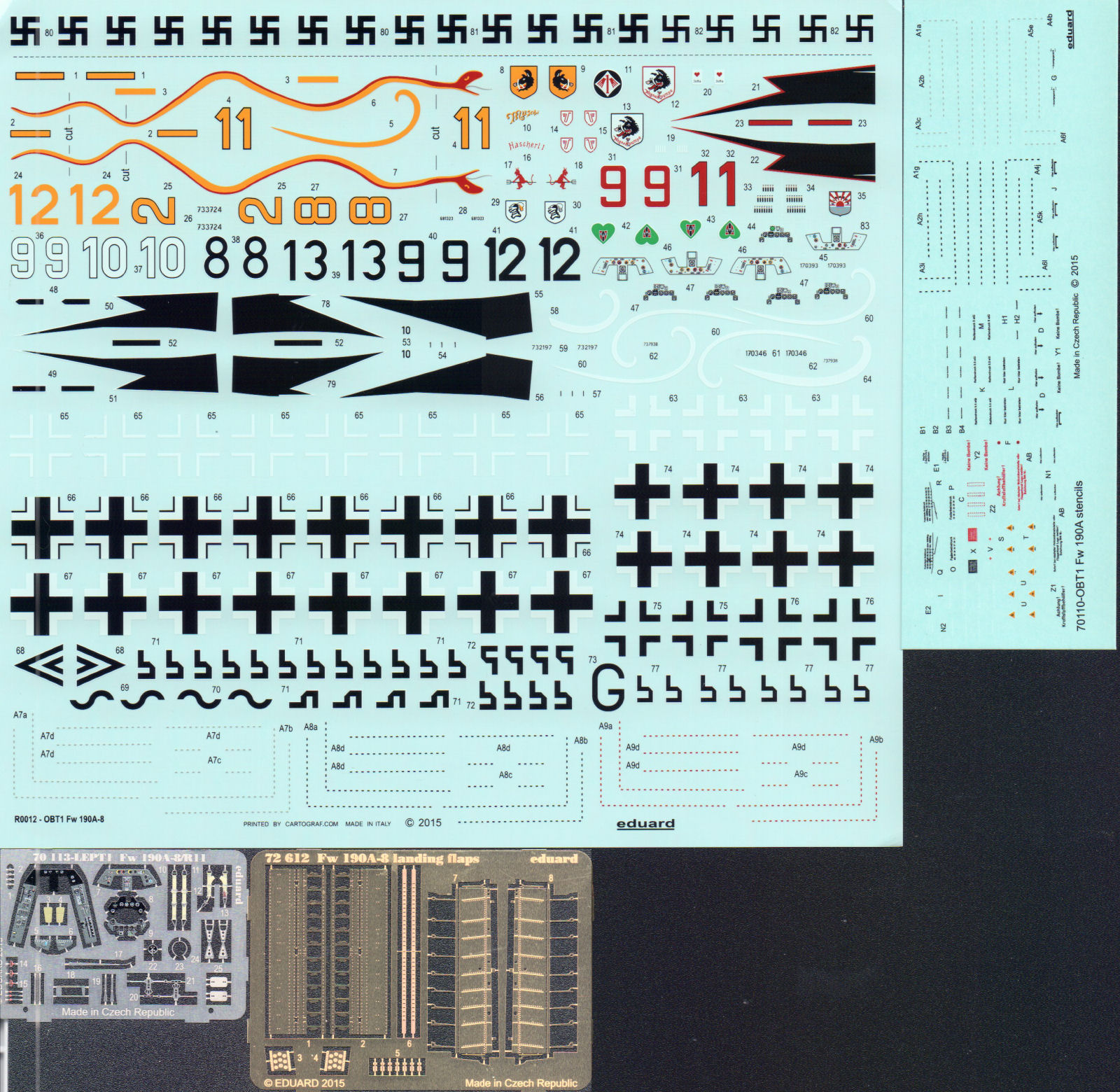 Eduard R012 1/72 Focke Wulf Fw 190A-8 Royal Class First Look Image 03