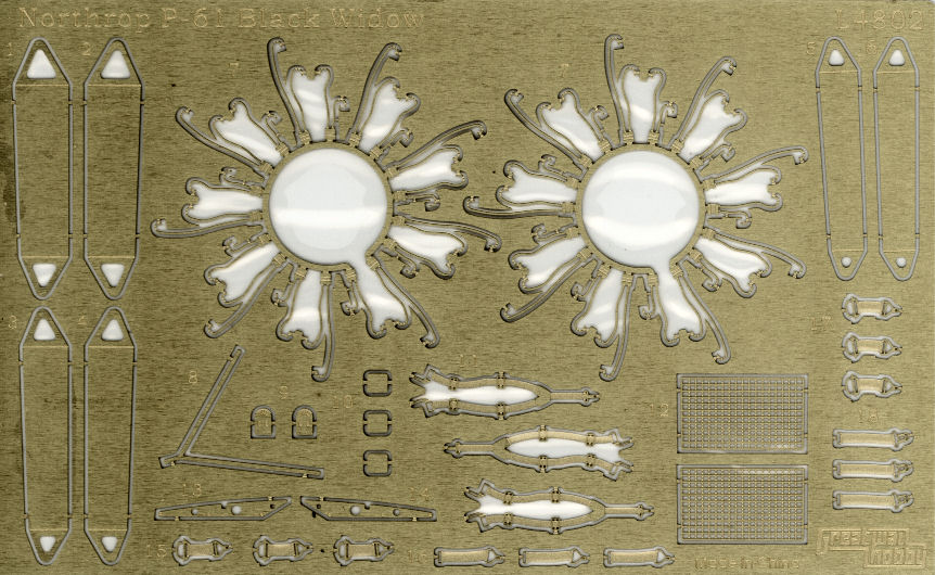 Great Wall Hobby 4806 1/48 P-61A Black Widow Parts Image 06