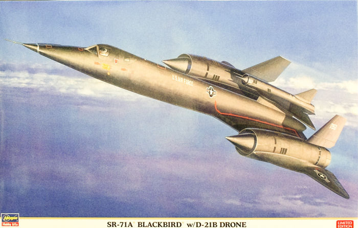 Hasegawa 02041 1/72 Lockheed SR-71A Blackbird w/D-21B Drone