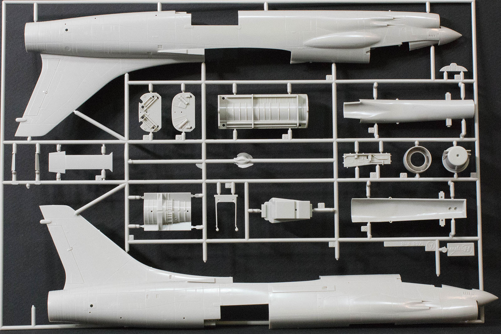 Hasegawa 07225 1/48 F-8E Crusader Kit First Look Image 01