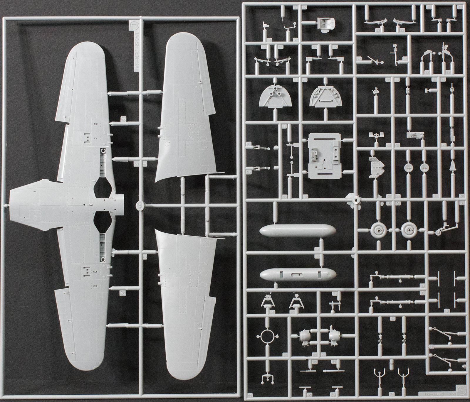 Hasegawa 07455 1/48 N1K2-J Shidenkai (George) Parts Image 02