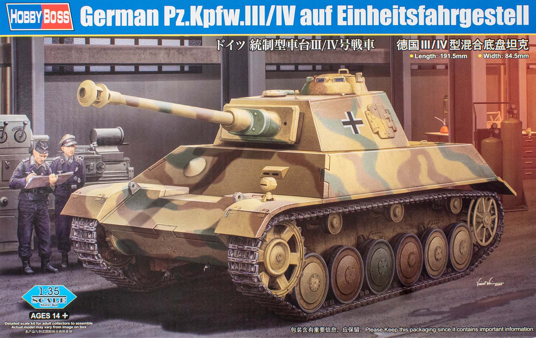 German Pz.Kpfw.III/IV auf Einheitsfahrgestell Kit