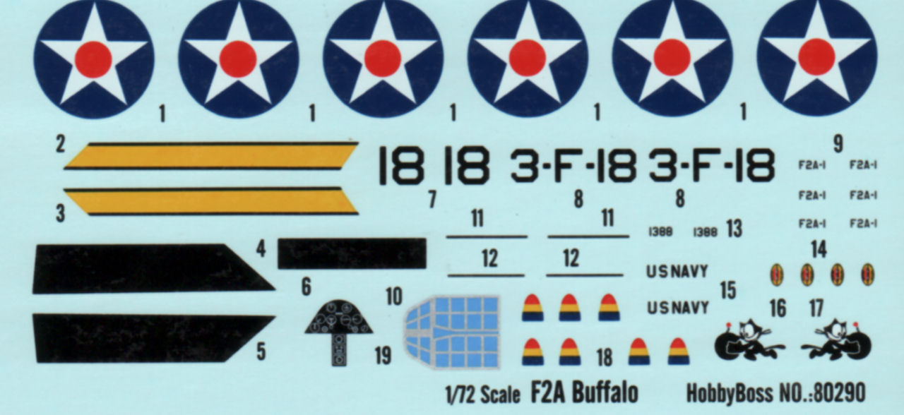 Hobby Boss 80290 1/72 F2A Buffalo Kit Image 05