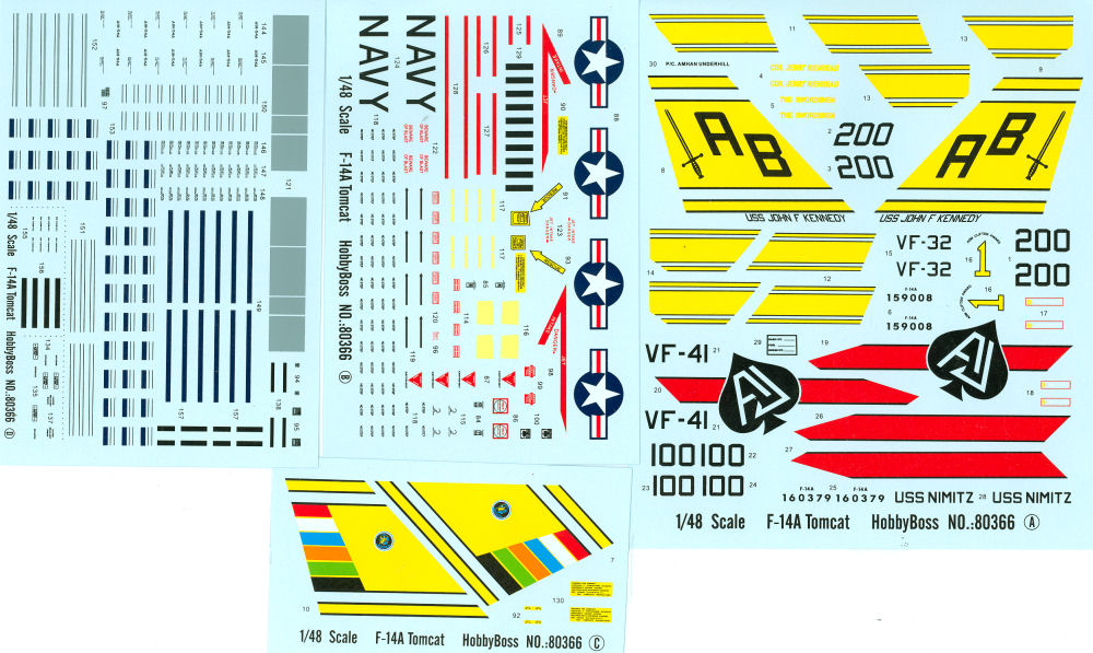 Hobby Boss 80366 1/48 F-14A Tomcat Parts Image 13