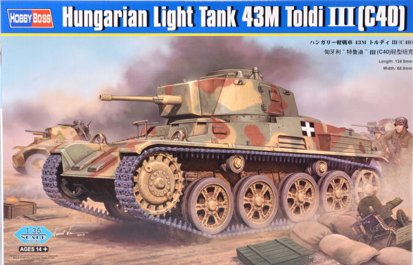 Hungarian Light Tank 43M Toldi III (C40)
