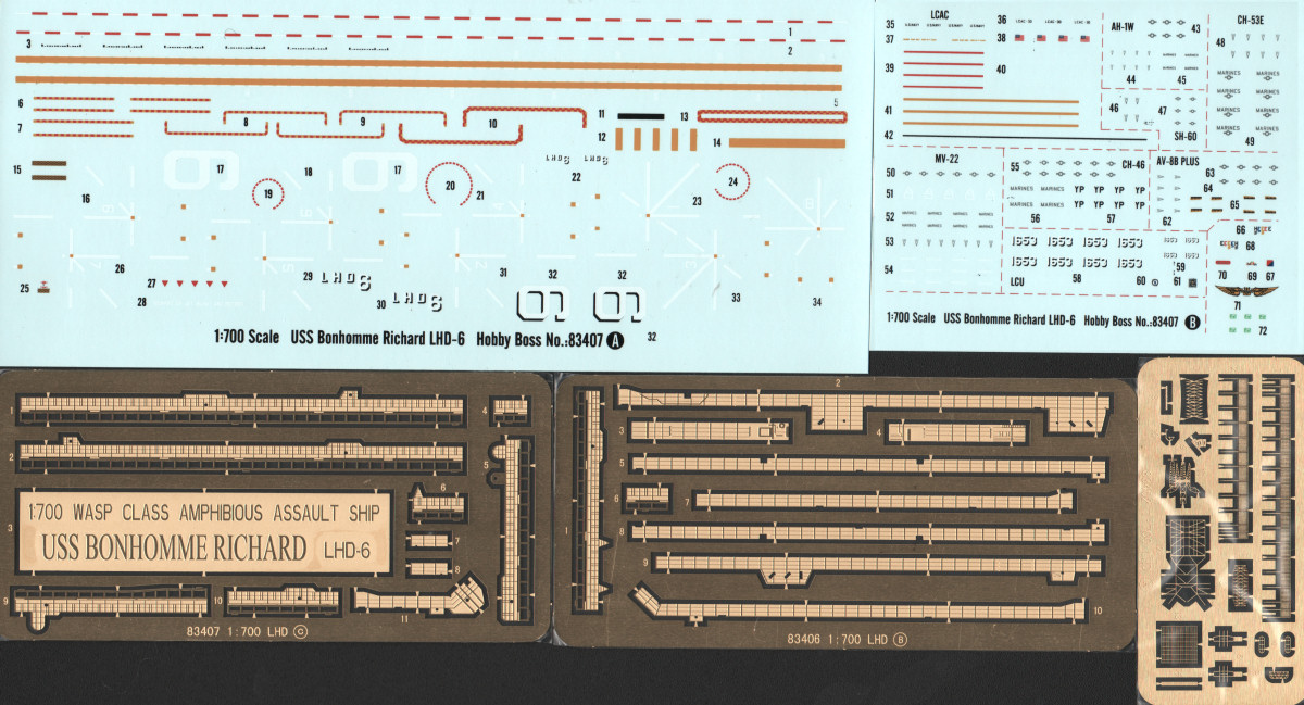 Hobby Boss 83407 1/700 USS Bonhomme Richard LHD 6 Kit Image 06