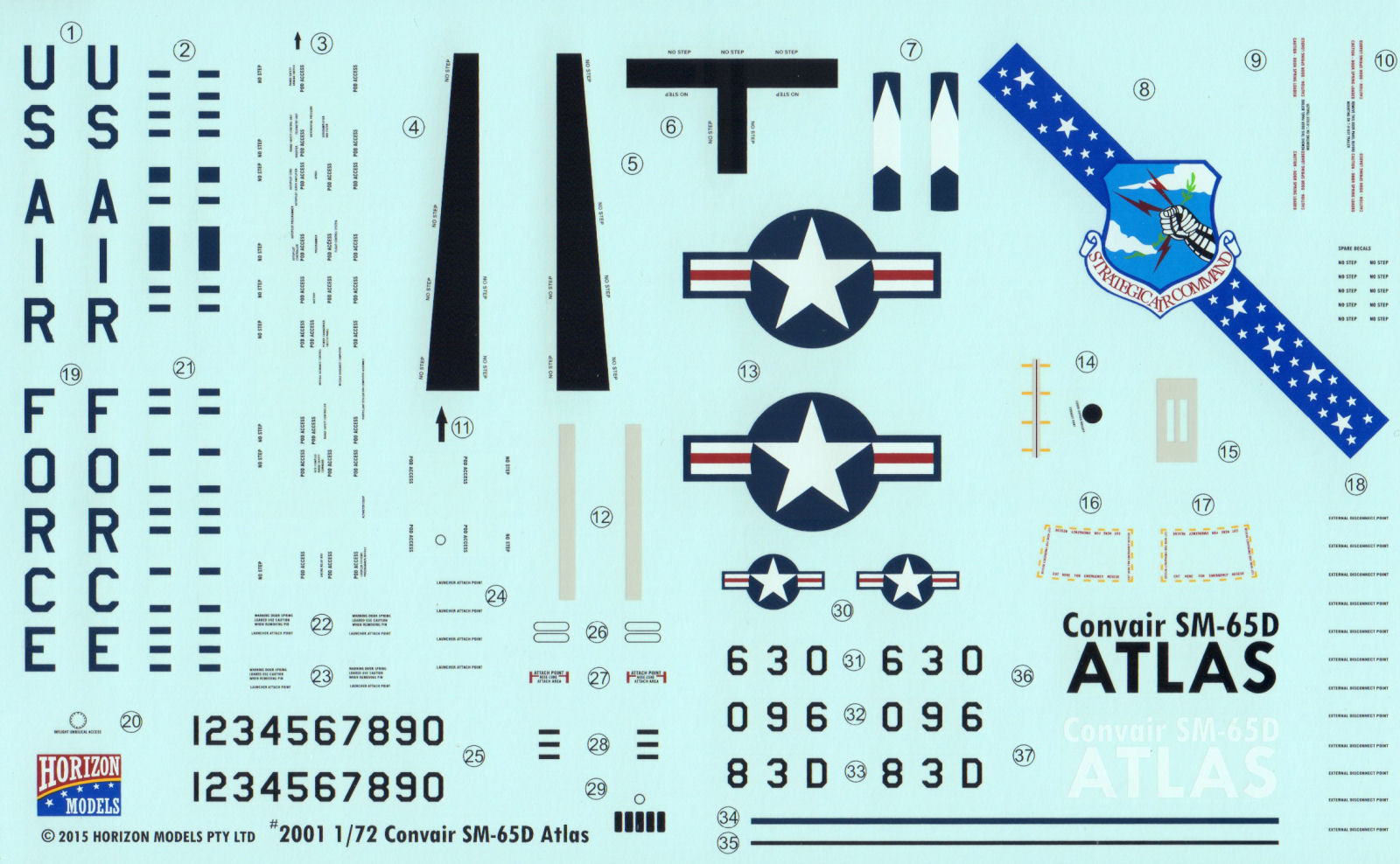 Horizon Models 2001 1/72 SM-65D Atlas Kit First Look Image 01