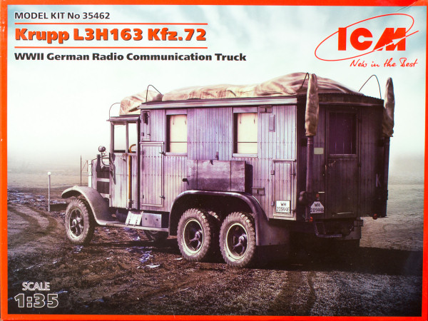ICM 1/35 Krupp L3H163 Kfz.72 Radio Communication Truck