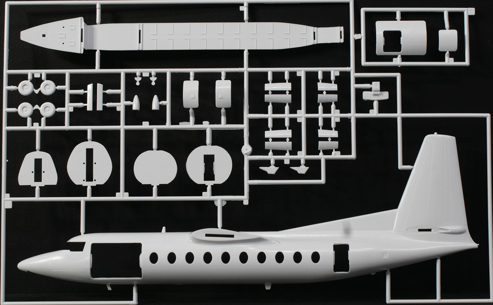 Italeri 1430 1/72 F27 Friendship Parts Image 01