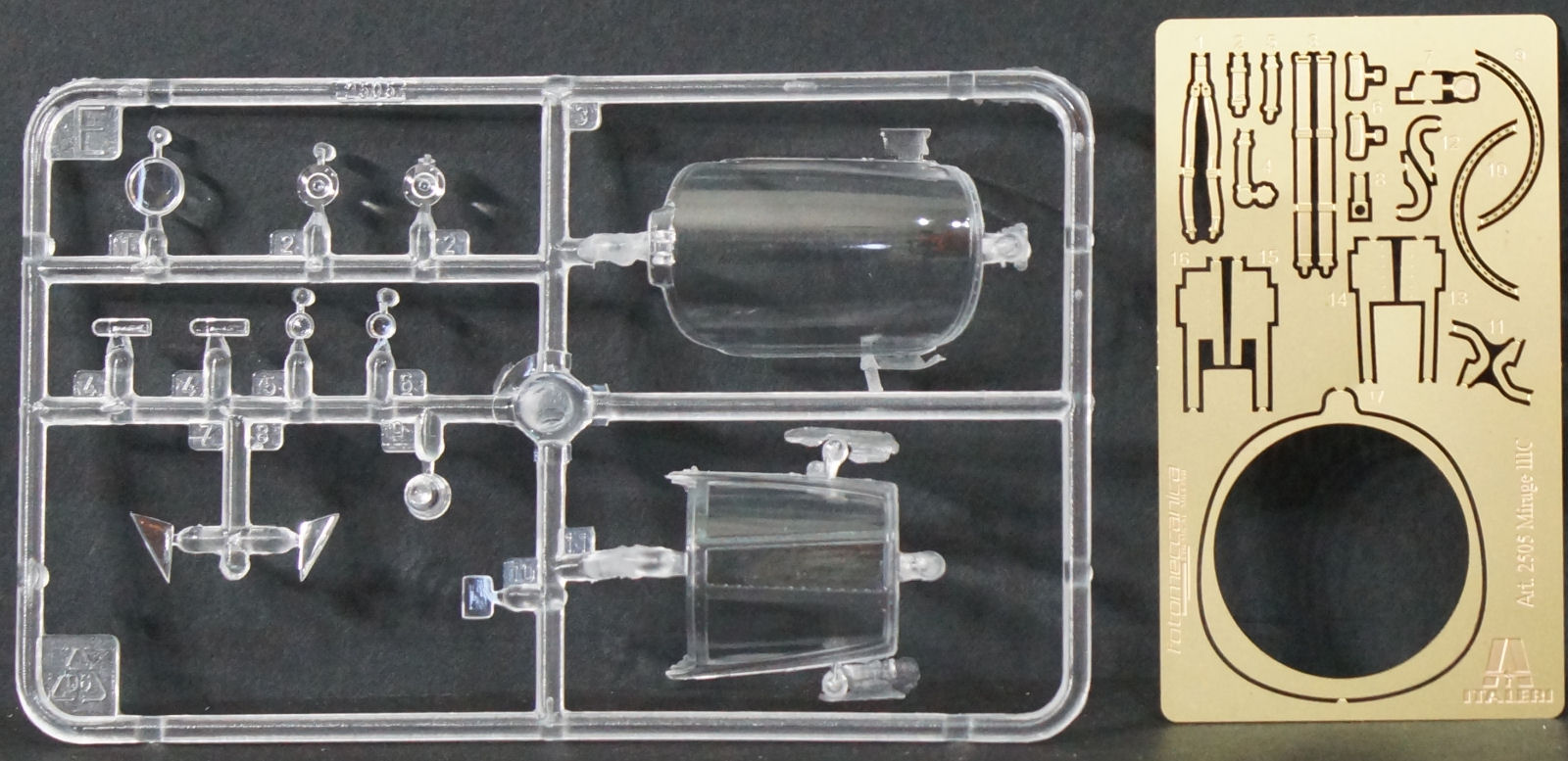 Italeri 2505 1/32 Mirage IIIC Parts Image 05
