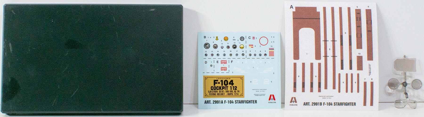 Italeri 2991 1/12 F-104G Starfighter Cockpit Parts Image 03