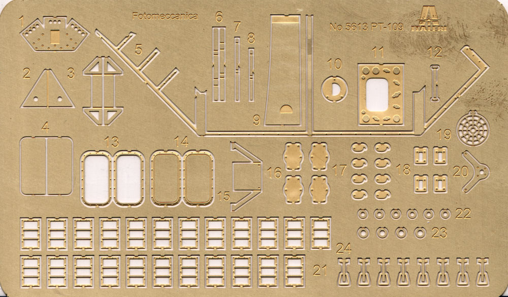 Italeri 5613 1/35 Motor Torpedo Boat PT-109 Parts Image 07