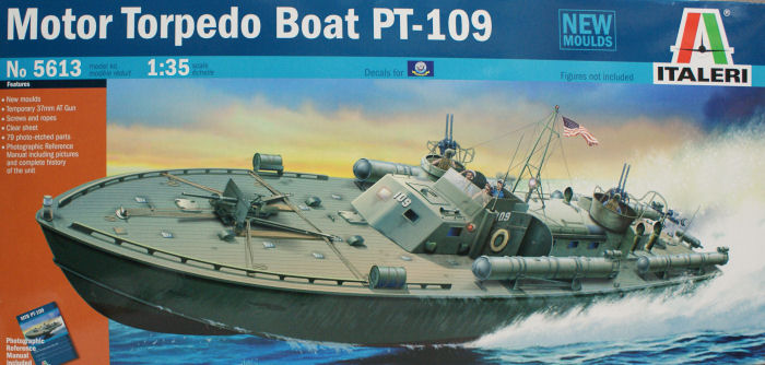 Italeri 5613 1/35 Motor Torpedo Boat PT-109 Kit First Look