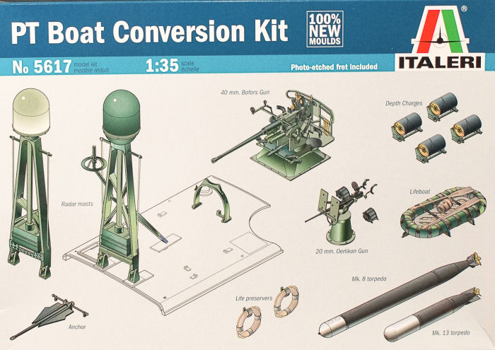 Italeri 5617 1/35 PT Boat Conversion Kit First Look