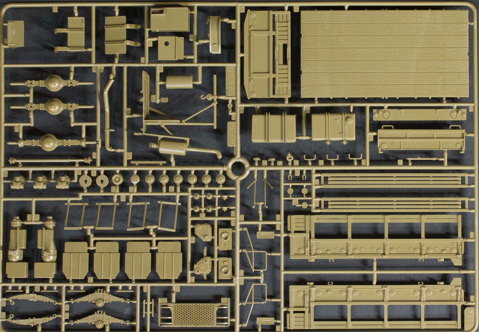 Italeri 6503 1/35 M923 U.S. Armored Gun Truck Parts Image 02