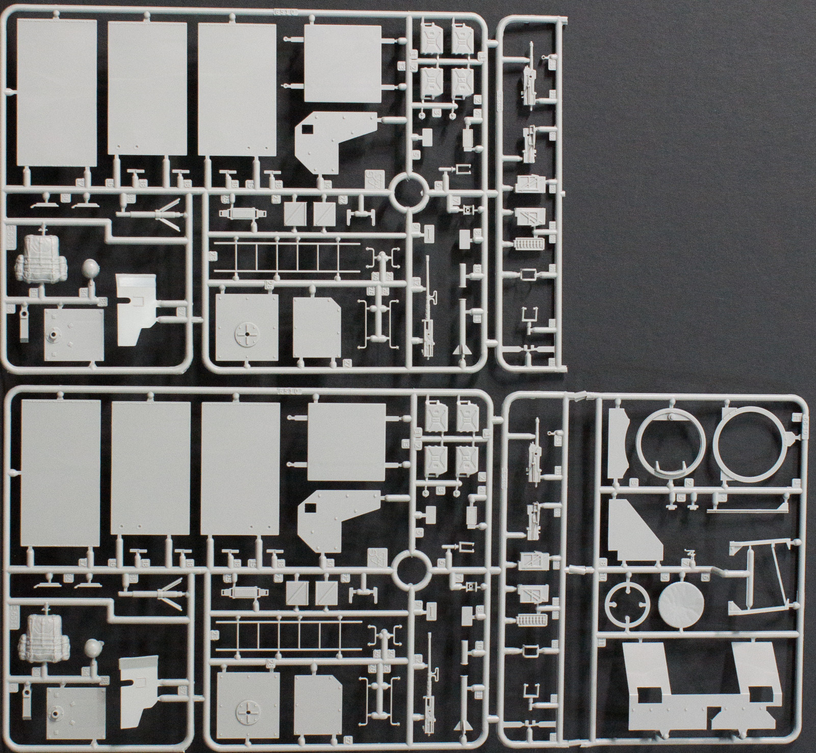 Italeri 6510 1/35 HEMTT Gun Truck Parts Image 03