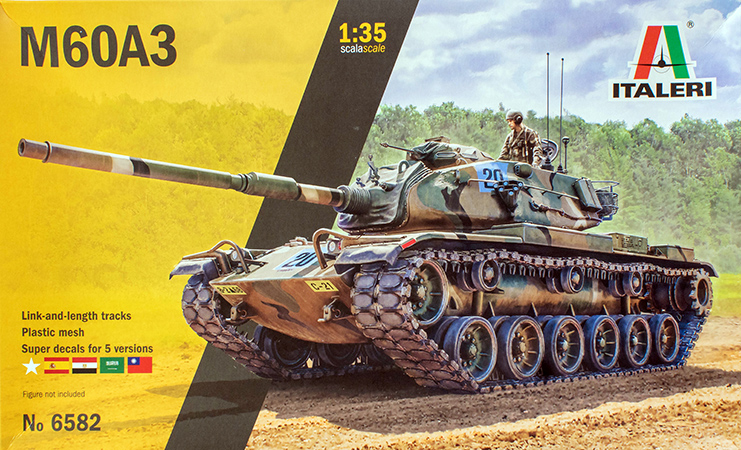 Italeri 6582 1/35 M60A3 Kit First Look