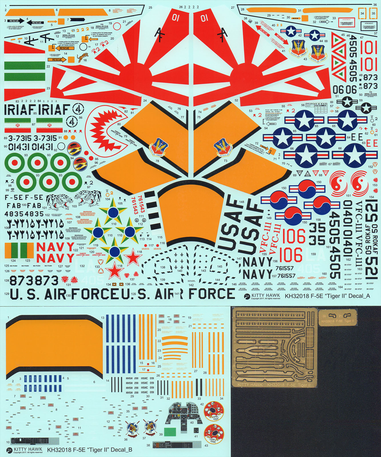 Kitty Hawk Models 32018 1/32 F-5E Tiger II Review Image 07
