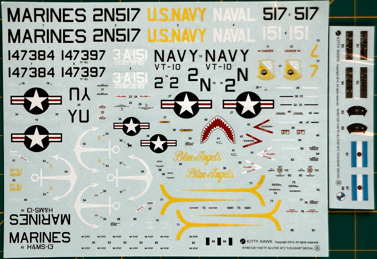 Kitty Hawk Models 80129 1/48 TF-9J Cougar Review Image 08