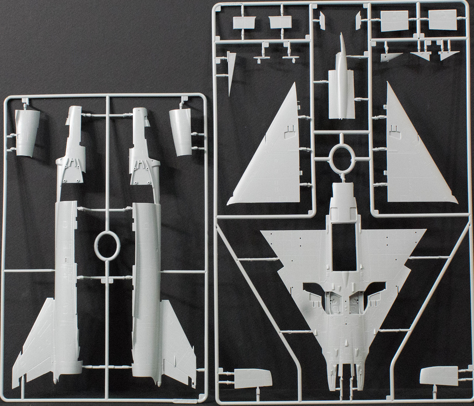 Kinetic 48058 1/48 Mirage IIIS/RS Parts Image 01