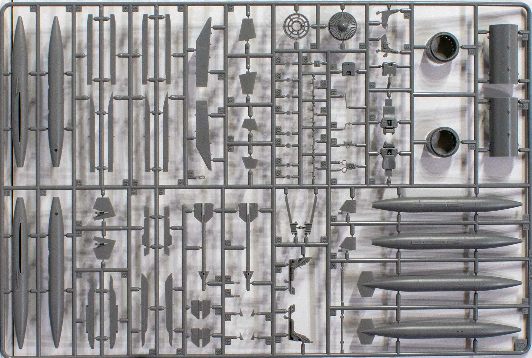 Kinetic 48092 1/48 F-104J/F-104DJ Starfighter Parts Image 03
