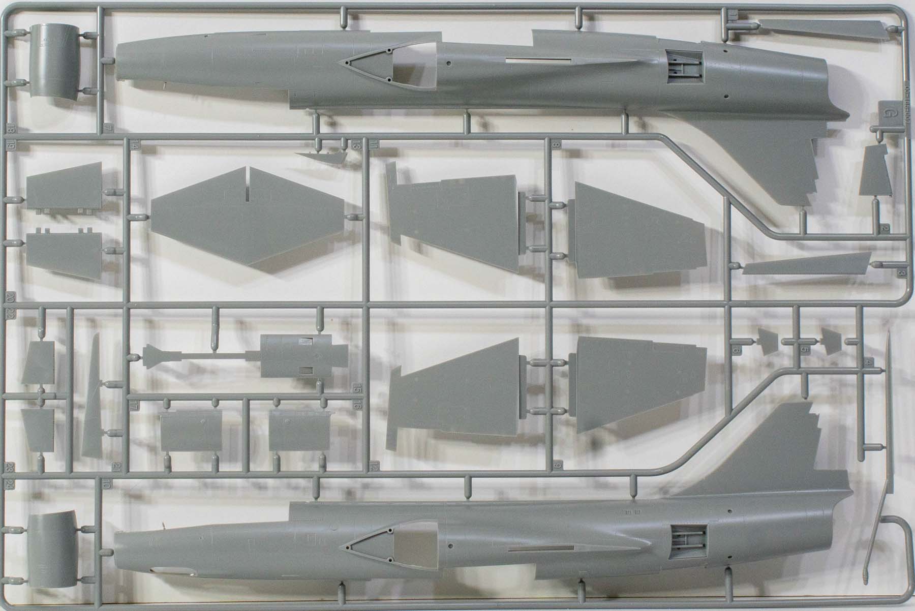 Kinetic 48096 1/48 F-104A/C Starfighter Parts Image 01